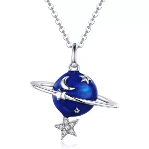 (afbeelding voor) Pandora Style geheime planeet Chain Ketting - BSN007