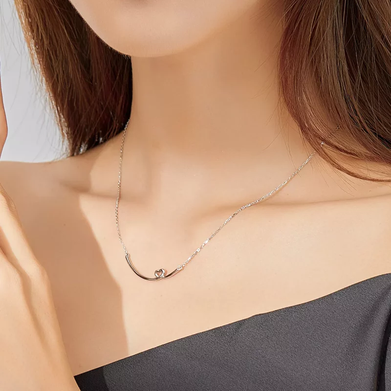(afbeelding voor) Pandora Style Gelukkige glimlach Chain Ketting - SCN381 - Bekijken 8