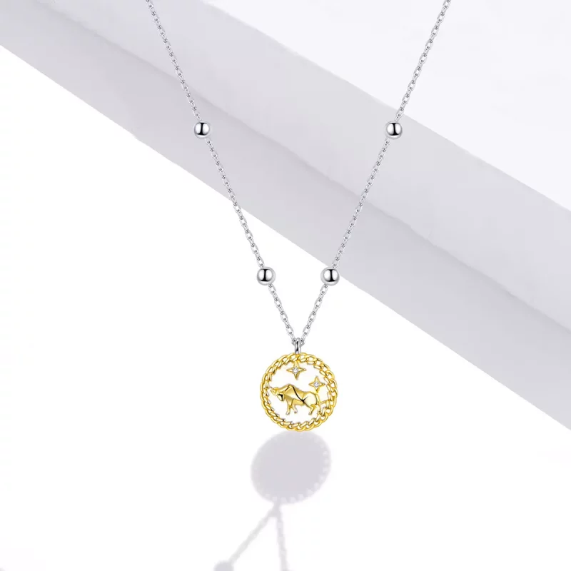 (afbeelding voor) Pandora Style Gelukkige Stier Ketting - SCN432 - Bekijken 5