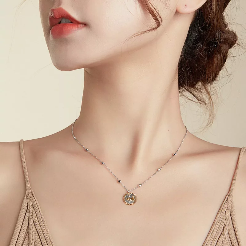 (afbeelding voor) Pandora Style Gelukkige Stier Ketting - SCN432 - Bekijken 6