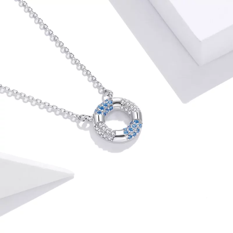 (afbeelding voor) Pandora Style Gelukkige zwemring Chain Ketting - SCN447 - Bekijken 2