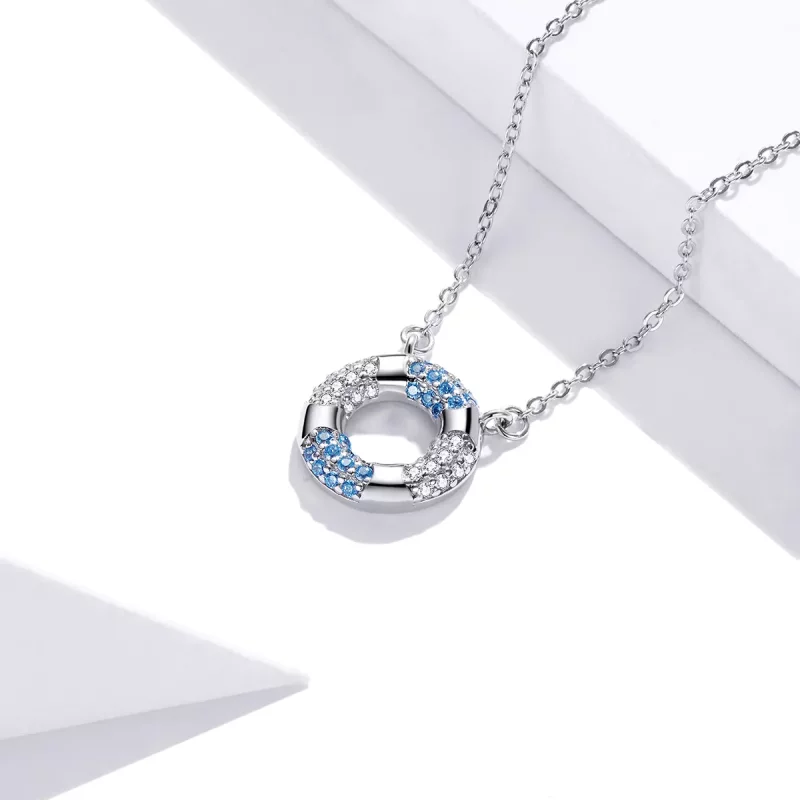 (afbeelding voor) Pandora Style Gelukkige zwemring Chain Ketting - SCN447 - Bekijken 3