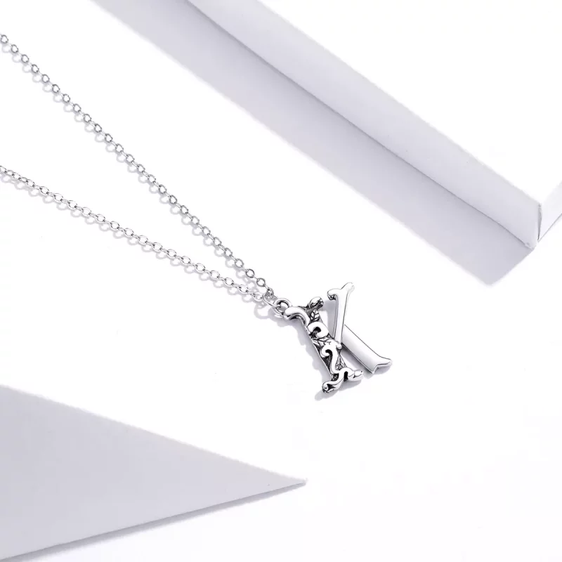 (afbeelding voor) Pandora Style Geluksbrief K Chain Ketting - SCN403 - Bekijken 2