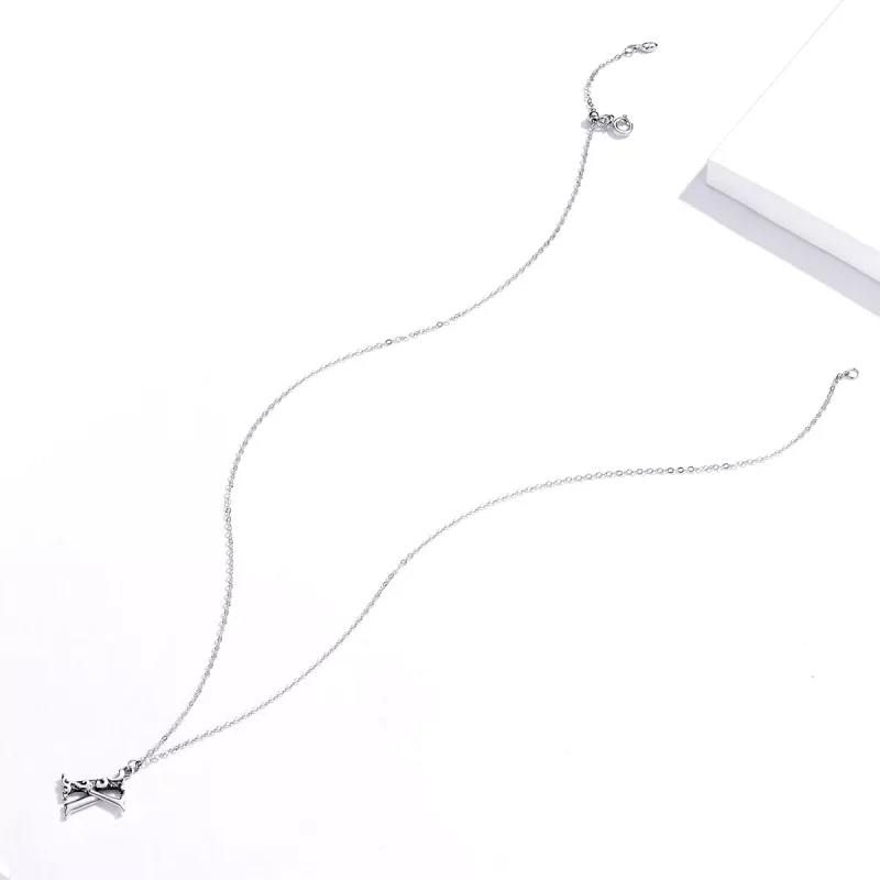 (afbeelding voor) Pandora Style Geluksbrief K Chain Ketting - SCN403 - Bekijken 4