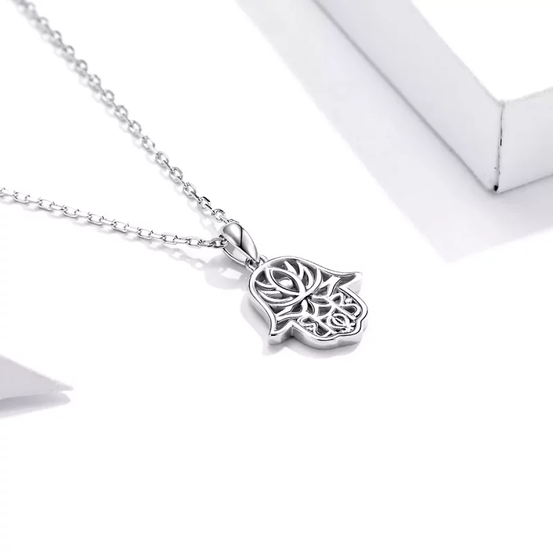 (afbeelding voor) Pandora Style Gelukshandje Chain Ketting - SCN434 - Bekijken 2