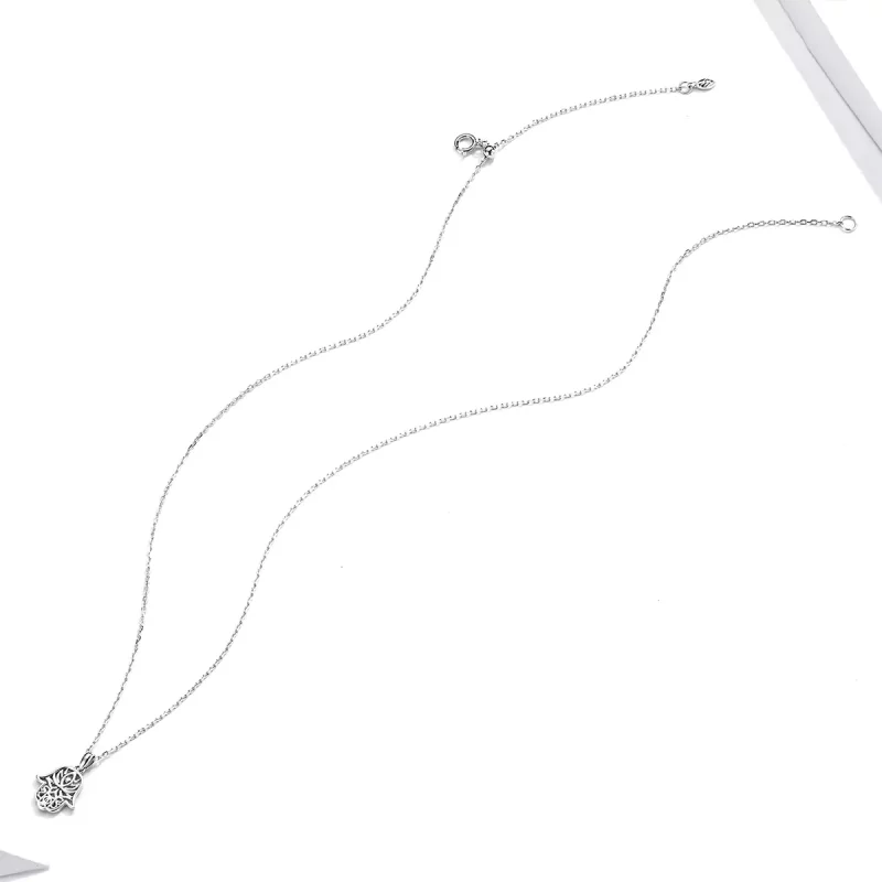 (afbeelding voor) Pandora Style Gelukshandje Chain Ketting - SCN434 - Bekijken 4