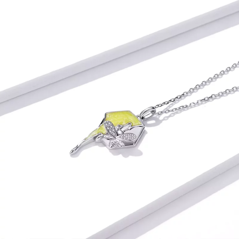 (afbeelding voor) Pandora Style Glanzende bijenkorf Ketting - BSN213 - Bekijken 2