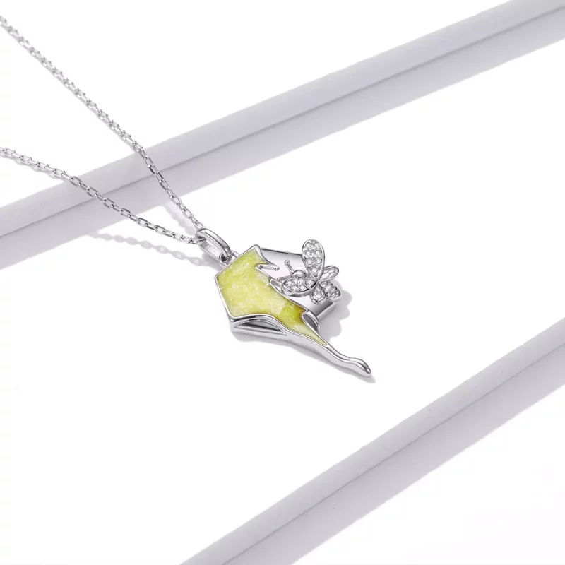 (afbeelding voor) Pandora Style Glanzende bijenkorf Ketting - BSN213 - Bekijken 3