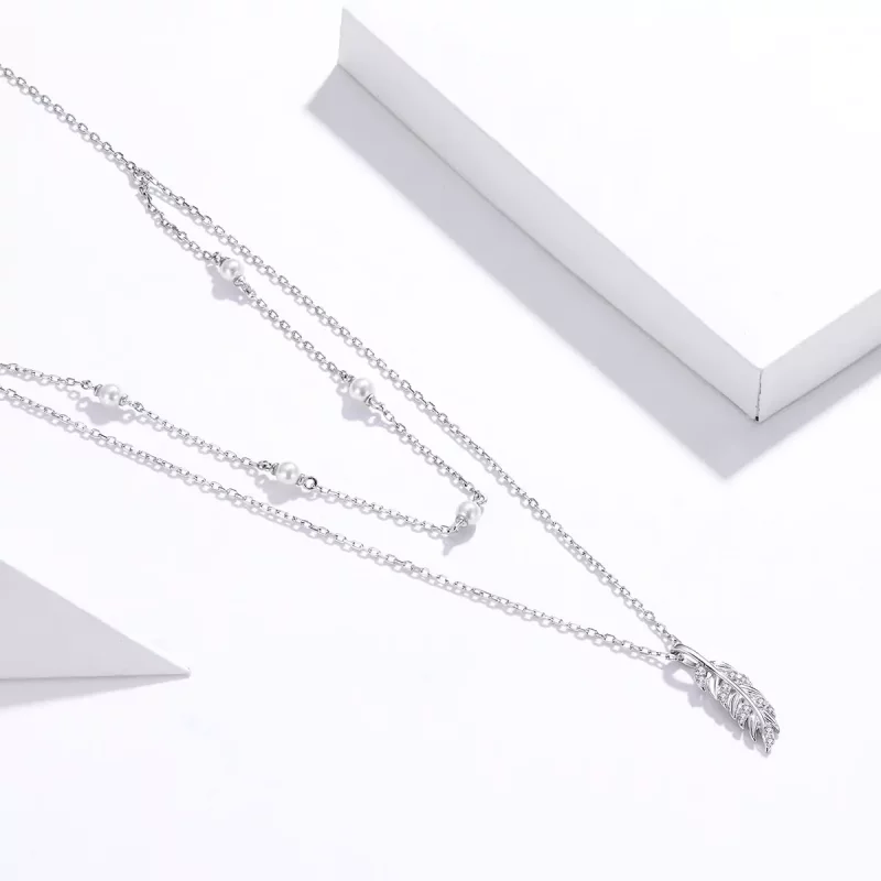 (afbeelding voor) Pandora Style Glanzende Tarwe Chain Ketting - BSN208 - Bekijken 2