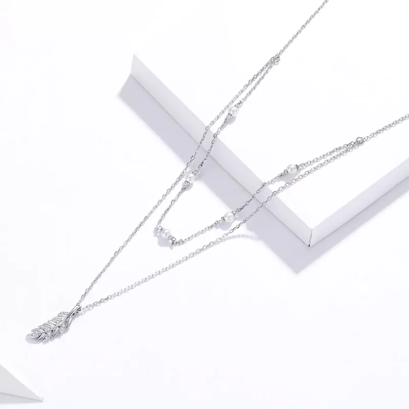 (afbeelding voor) Pandora Style Glanzende Tarwe Chain Ketting - BSN208 - Bekijken 3