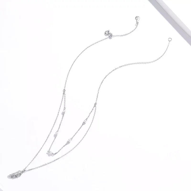 (afbeelding voor) Pandora Style Glanzende Tarwe Chain Ketting - BSN208 - Bekijken 4