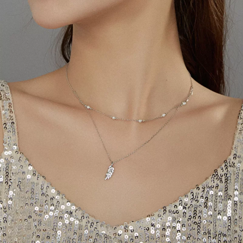 (afbeelding voor) Pandora Style Glanzende Tarwe Chain Ketting - BSN208 - Bekijken 6