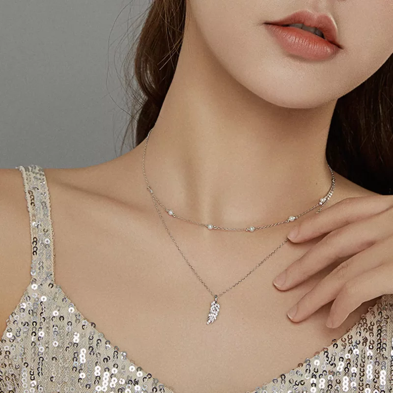 (afbeelding voor) Pandora Style Glanzende Tarwe Chain Ketting - BSN208 - Bekijken 8