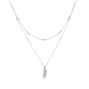 (afbeelding voor) Pandora Style Glanzende Tarwe Chain Ketting - BSN208