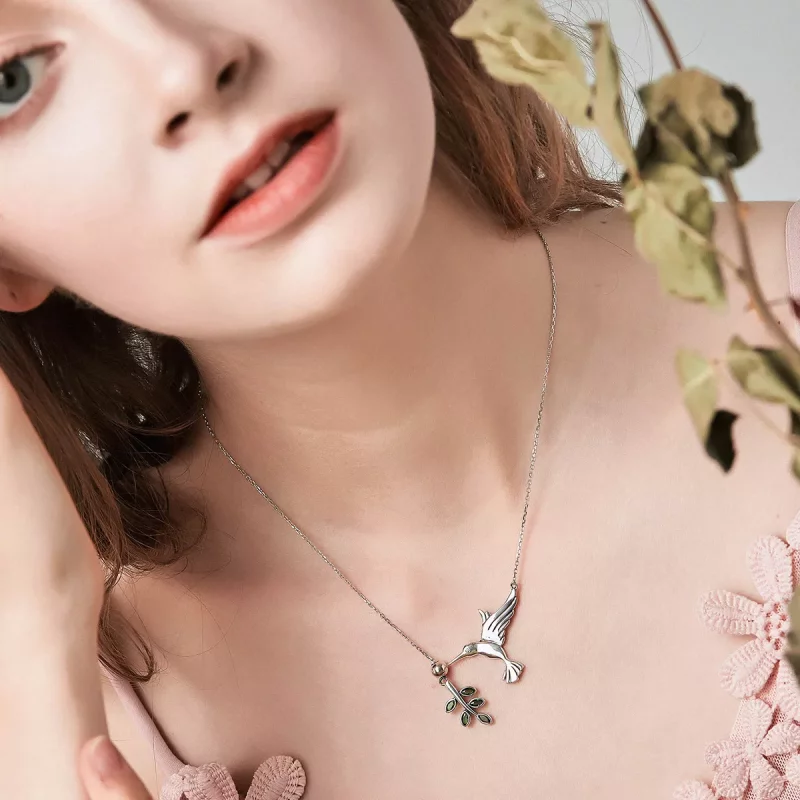 (afbeelding voor) Pandora Style Groeten van kolibries Chain Ketting - SCN217 - Bekijken 2