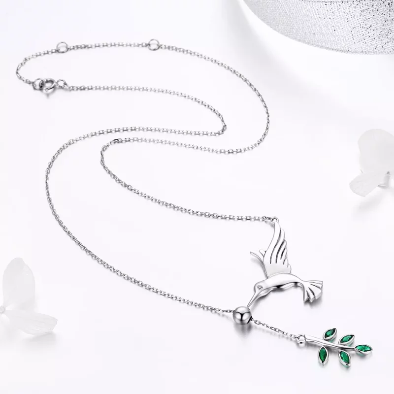 (afbeelding voor) Pandora Style Groeten van kolibries Chain Ketting - SCN217 - Bekijken 4