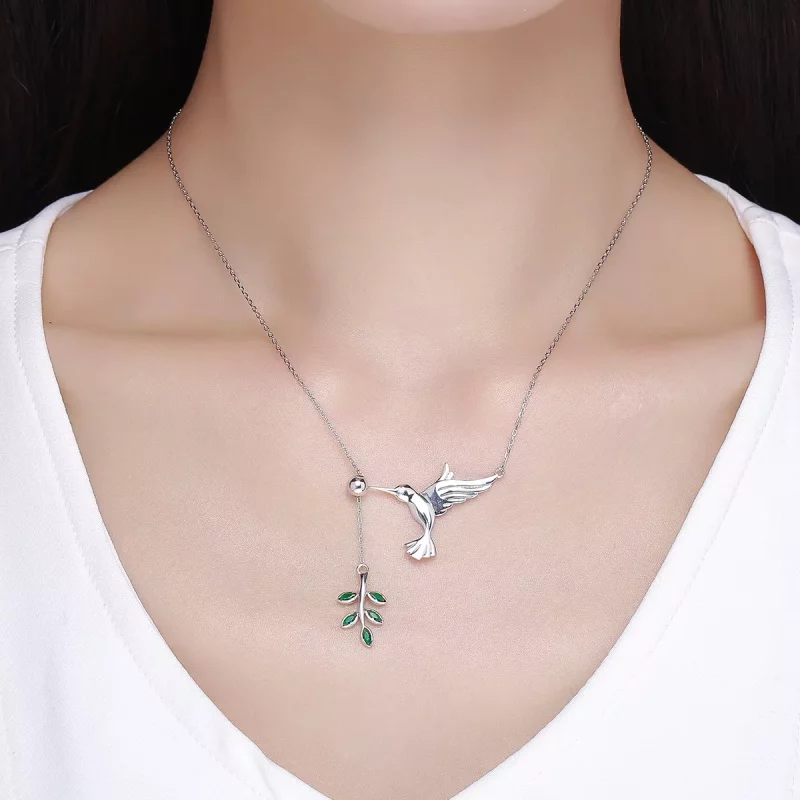 (afbeelding voor) Pandora Style Groeten van kolibries Chain Ketting - SCN217 - Bekijken 7