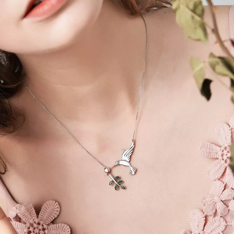 (afbeelding voor) Pandora Style Groeten van kolibries Chain Ketting - SCN217 - Bekijken 8