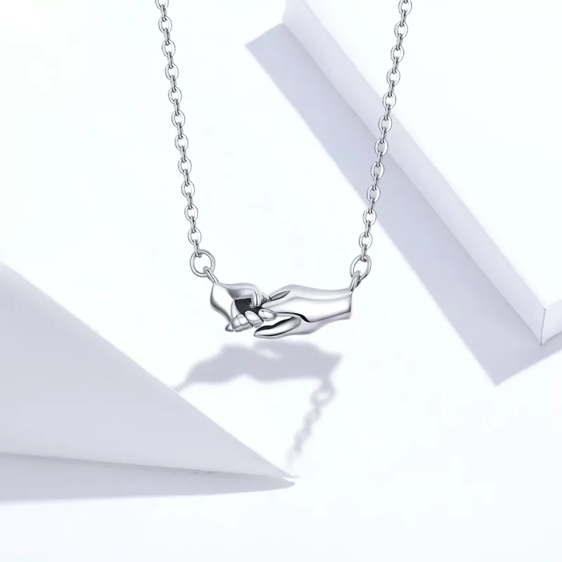 (afbeelding voor) Pandora Style Hand in hand Chain Ketting - SCN398 - Bekijken 5