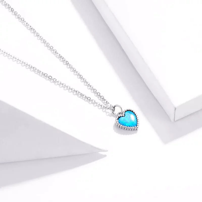 (afbeelding voor) Pandora Style Hart Chain Ketting - SCN413 - Bekijken 3