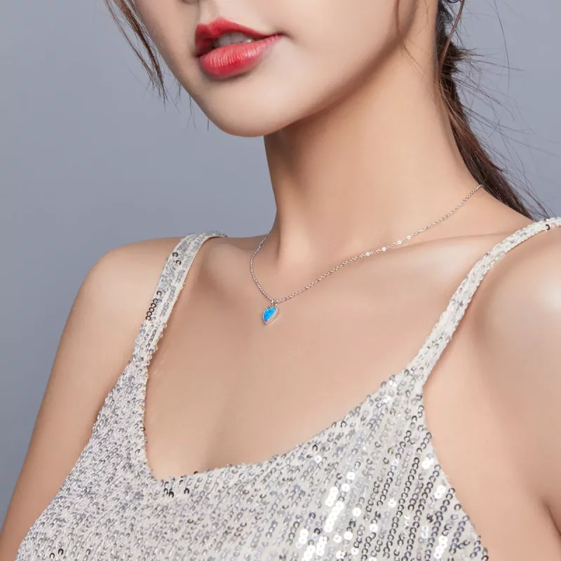 (afbeelding voor) Pandora Style Hart Chain Ketting - SCN413 - Bekijken 6