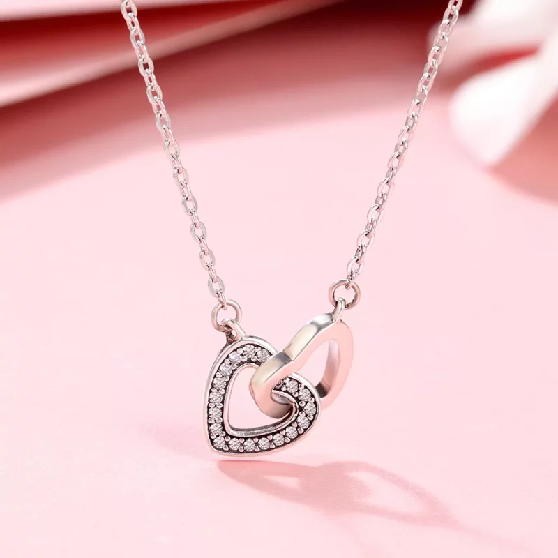 (afbeelding voor) Pandora Style Hart en ziel Chain Ketting - SCN181 - Bekijken 4