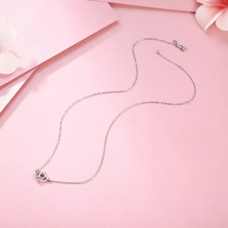 (afbeelding voor) Pandora Style Hart en ziel Chain Ketting - SCN181 - Bekijken 5