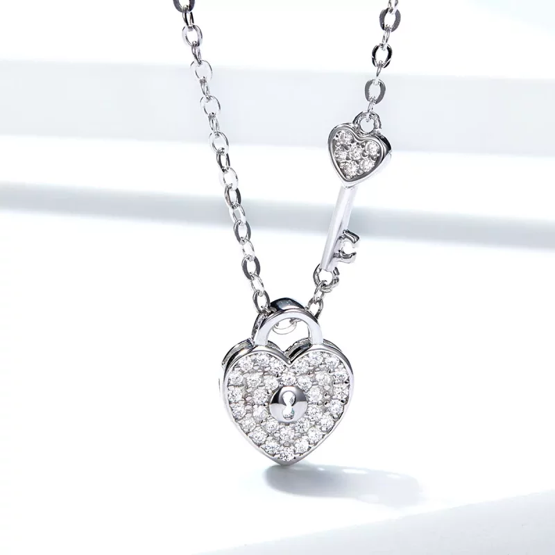 (afbeelding voor) Pandora Style Hartenslot Chain Ketting - SCN315 - Bekijken 2