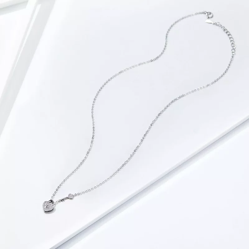 (afbeelding voor) Pandora Style Hartenslot Chain Ketting - SCN315 - Bekijken 5