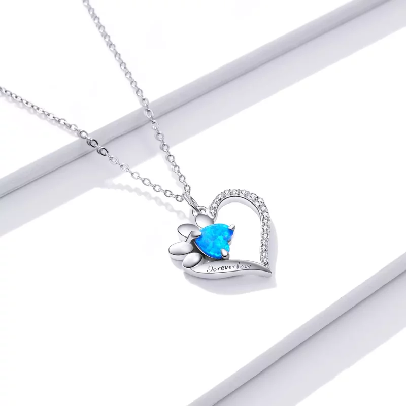 (afbeelding voor) Pandora Style Hartmerken Ketting - BSN225 - Bekijken 3