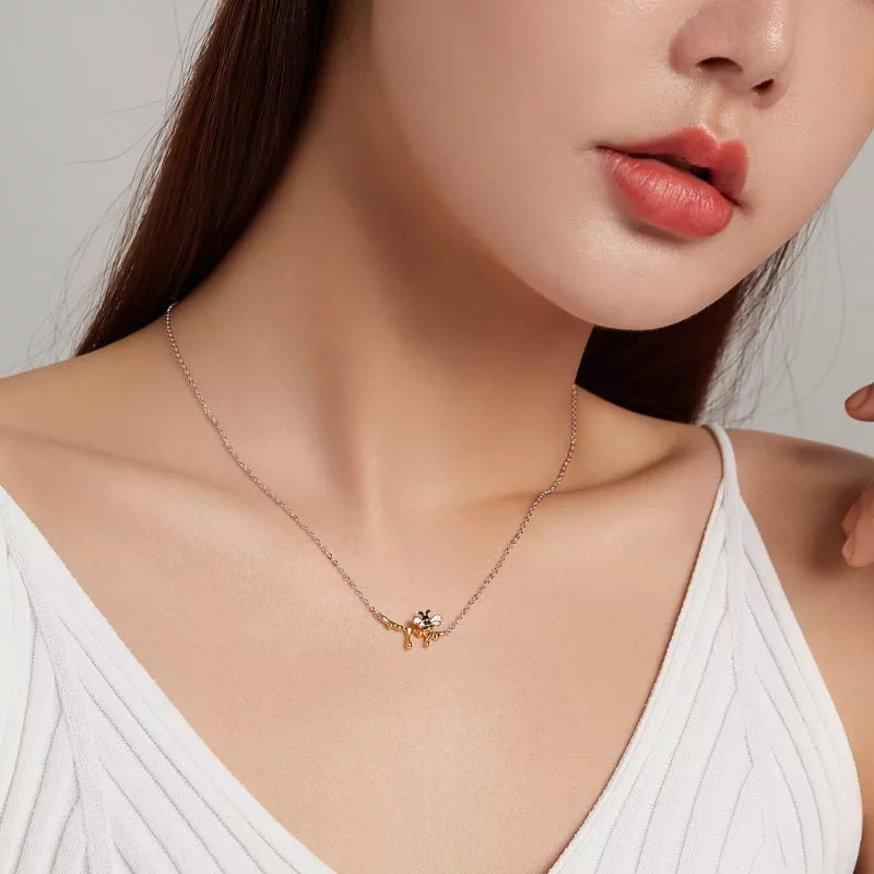 (afbeelding voor) Pandora Style Honing en bijen Ketting - SCN460 - Bekijken 7