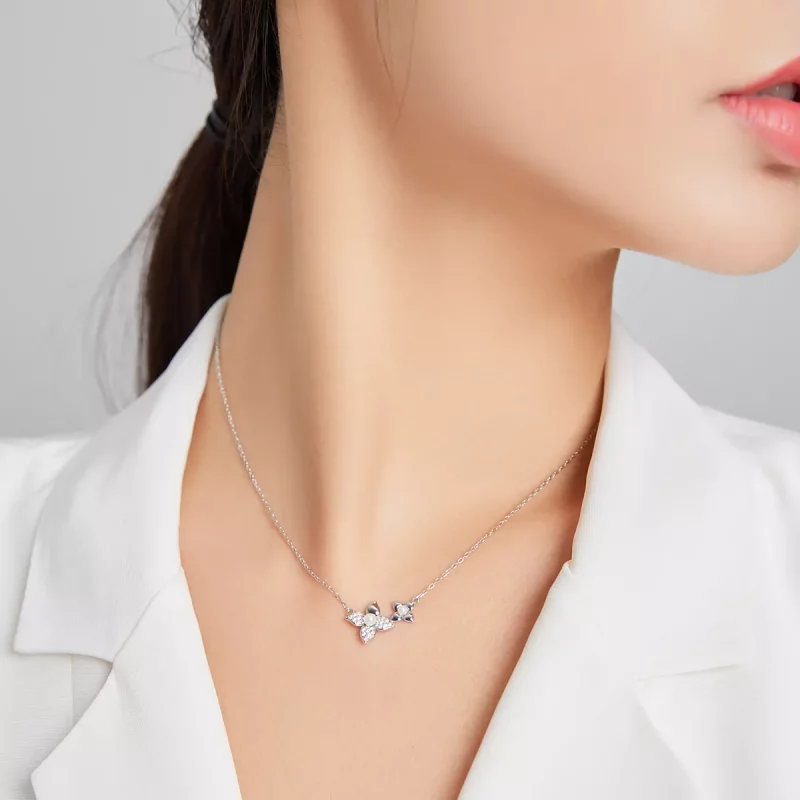 (afbeelding voor) Pandora Style Hortensia bal Chain Ketting - SCN438 - Bekijken 8