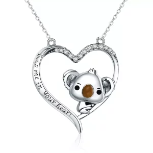 (afbeelding voor) Pandora Style Hou me in je hart Chain Ketting - SCN256