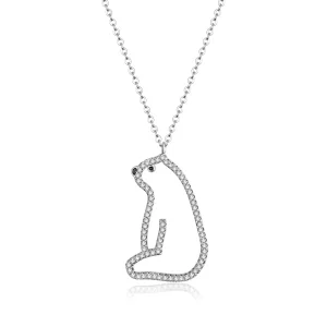 (afbeelding voor) Pandora Style Ijsbeer Ketting - BSN195