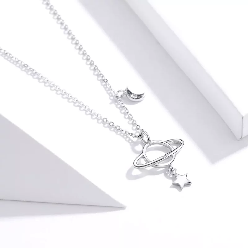 (afbeelding voor) Pandora Style interstellaire Chain Ketting - SCN349 - Bekijken 2