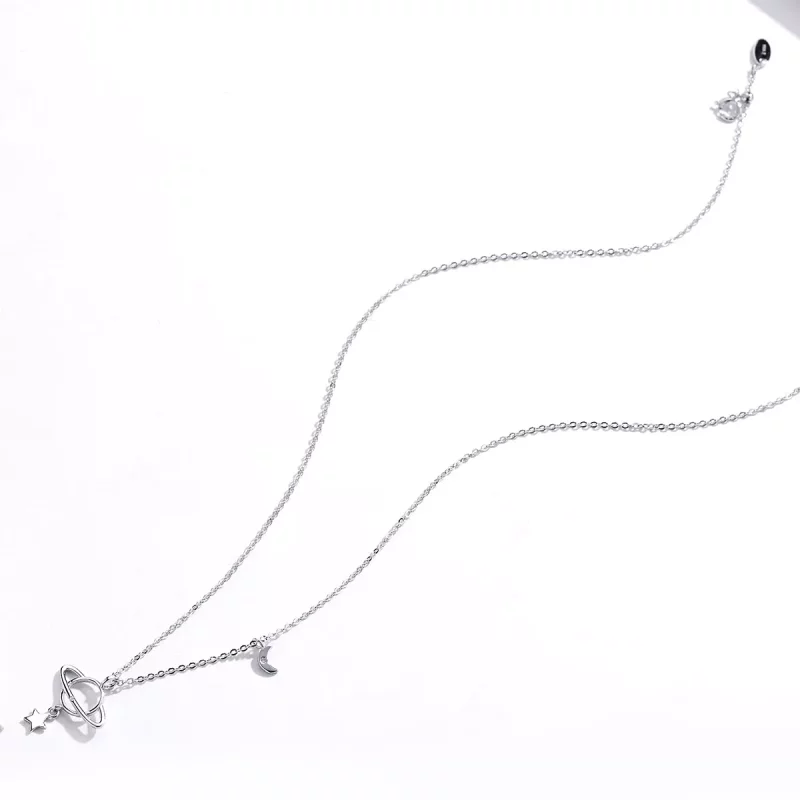 (afbeelding voor) Pandora Style interstellaire Chain Ketting - SCN349 - Bekijken 4