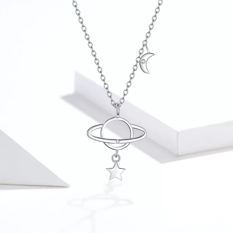 (afbeelding voor) Pandora Style interstellaire Chain Ketting - SCN349 - Bekijken 5