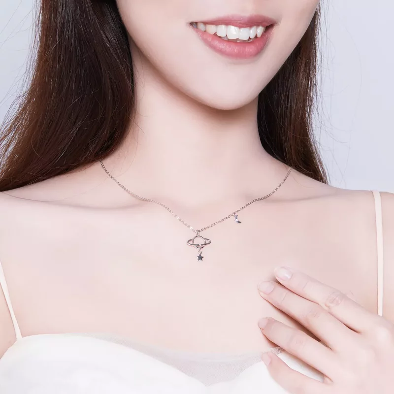 (afbeelding voor) Pandora Style interstellaire Chain Ketting - SCN349 - Bekijken 8