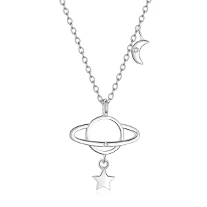 (afbeelding voor) Pandora Style interstellaire Chain Ketting - SCN349