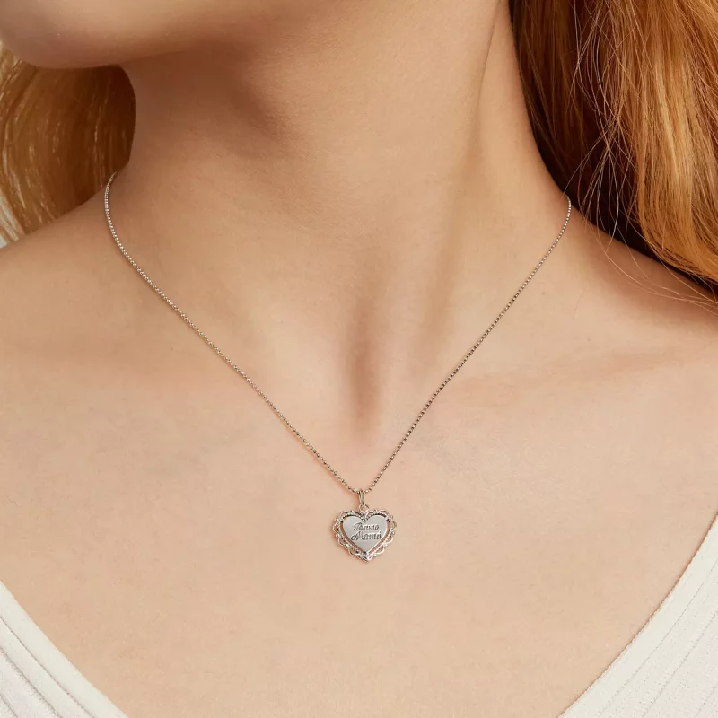 (afbeelding voor) Pandora Style Kant Liefde Ketting - SCN470 - Bekijken 5