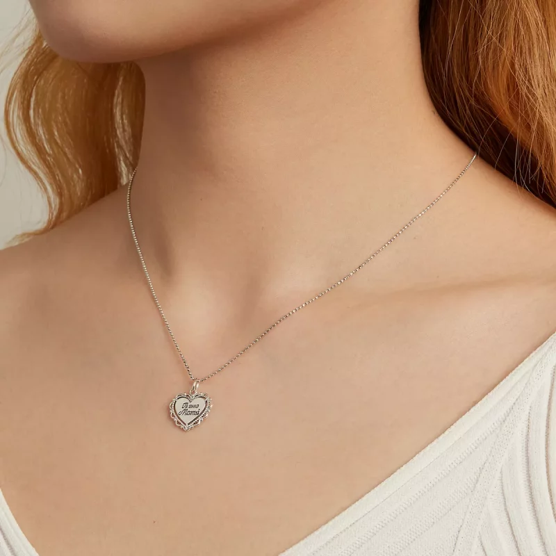 (afbeelding voor) Pandora Style Kant Liefde Ketting - SCN470 - Bekijken 7