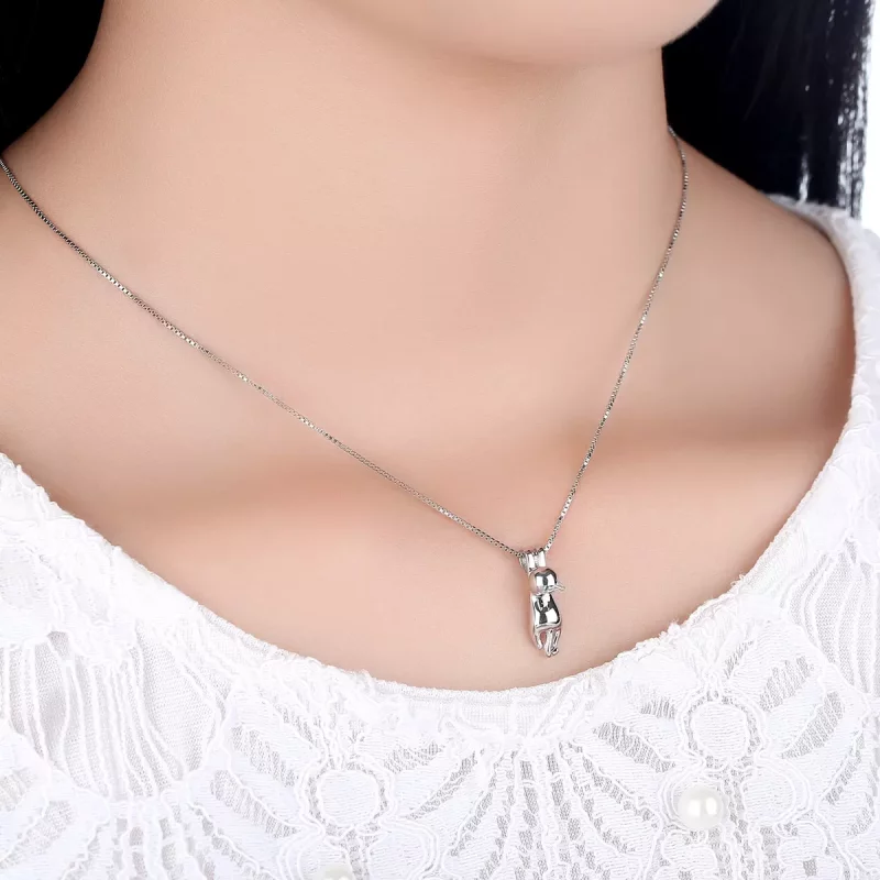 (afbeelding voor) Pandora Style Kat Chain Ketting - SCN032 - Bekijken 5