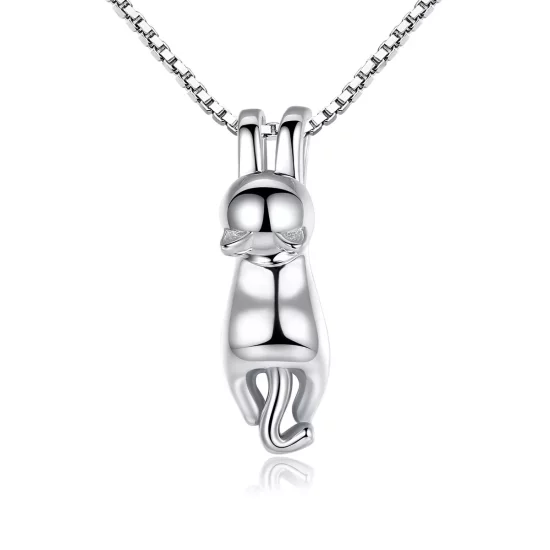 (afbeelding voor) Pandora Style Kat Chain Ketting - SCN032