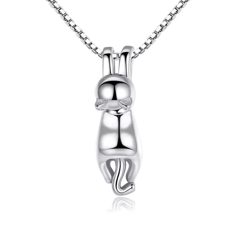 (afbeelding voor) Pandora Style Kat Chain Ketting - SCN032