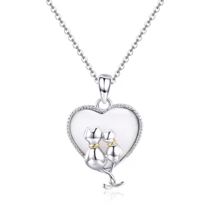 Pandora Style Katten Koppel Chain Ketting - SCN297 (afbeelding voor) Pandora Style Katten Koppel Chain Ketting - SCN297