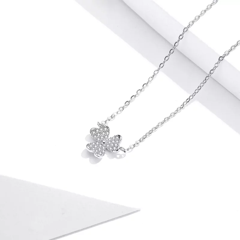 (afbeelding voor) Pandora Style Klaver Chain Ketting - SCN401 - Bekijken 2