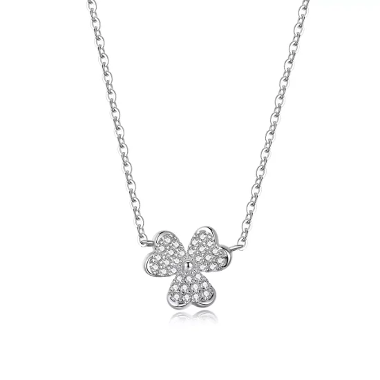 (afbeelding voor) Pandora Style Klaver Chain Ketting - SCN401