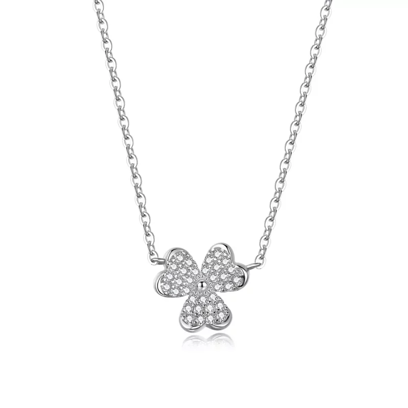 (afbeelding voor) Pandora Style Klaver Chain Ketting - SCN401