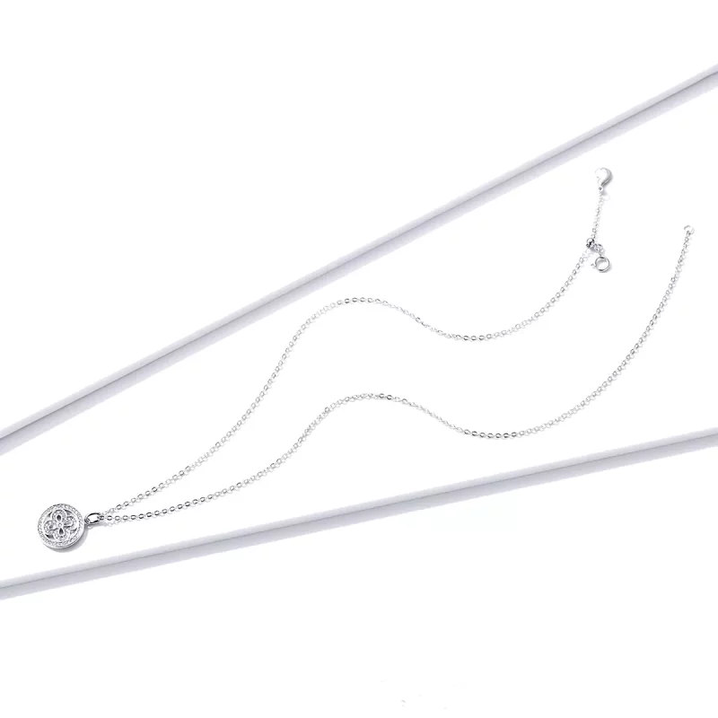 (afbeelding voor) Pandora Style Klavertje vier Ketting - BSN142 - Bekijken 2