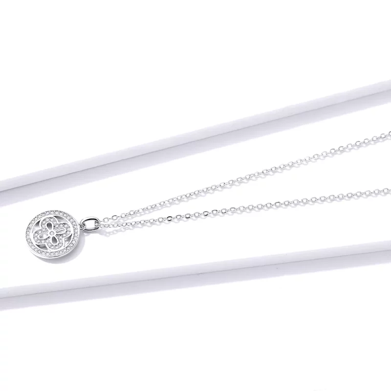 (afbeelding voor) Pandora Style Klavertje vier Ketting - BSN142 - Bekijken 3